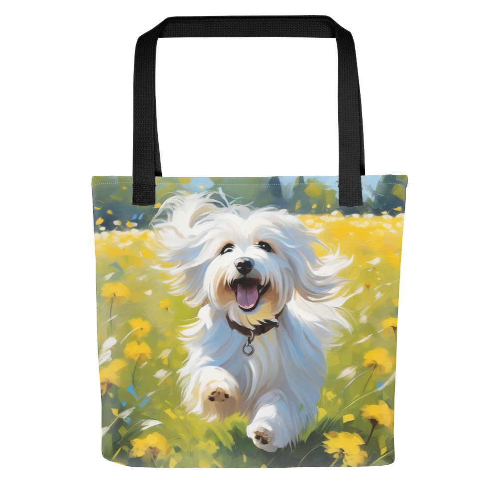 PugMug Custom White Havanese Dog Tote