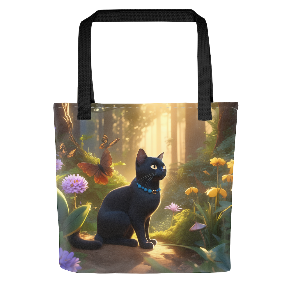 PugMug Custom Black Exotic Cat Tote