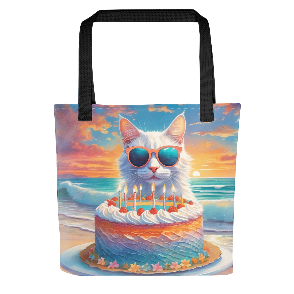 PugMug Custom White Companion Cat Tote