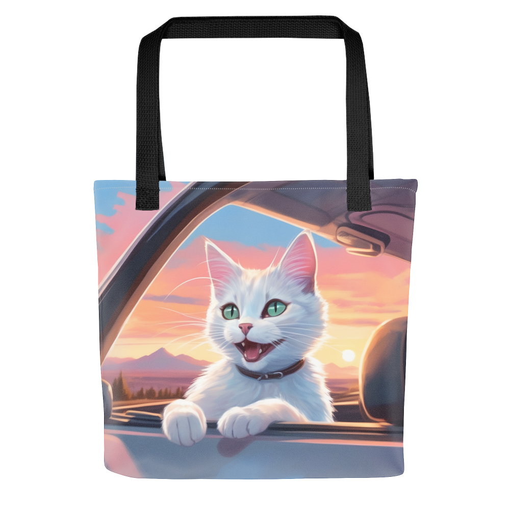 PugMug Custom White Companion Cat Tote