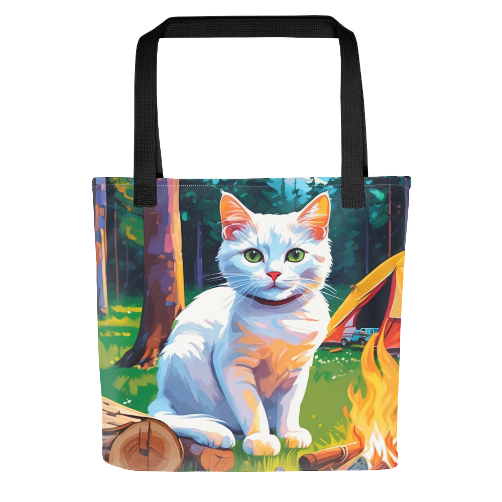 PugMug Custom White Companion Cat Tote