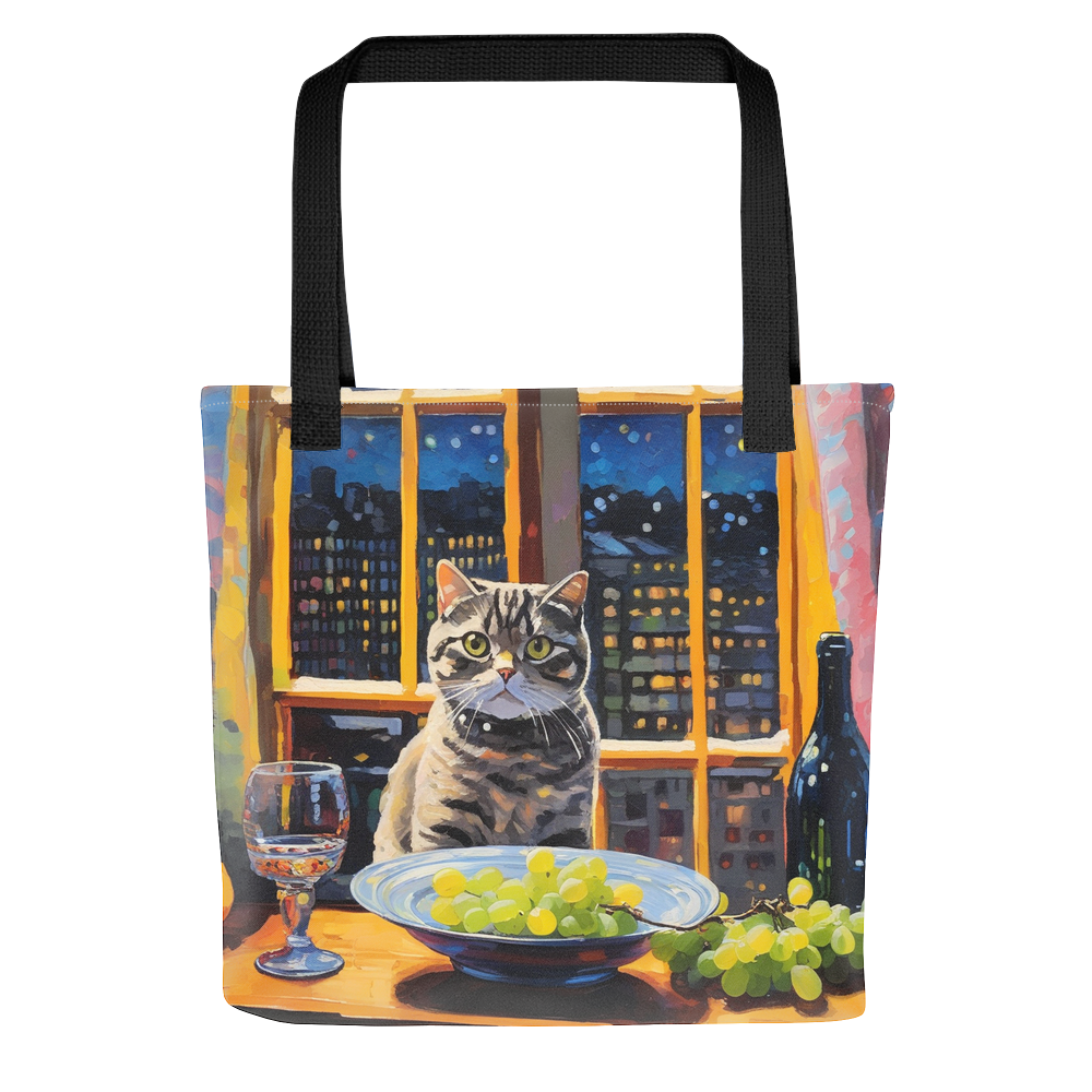 PugMug Custom Tabby Scottish Fold Cat Tote