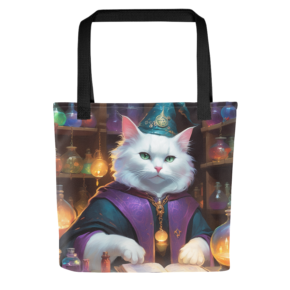 PugMug Custom White Companion Cat Tote