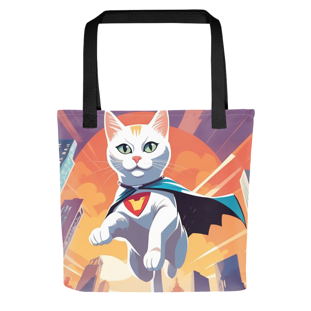 PugMug Custom White Companion Cat Tote