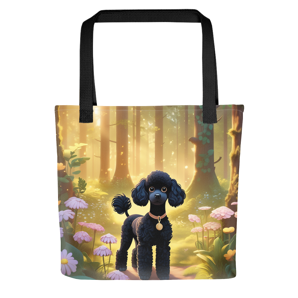 PugMug Custom Black Poodle Tote
