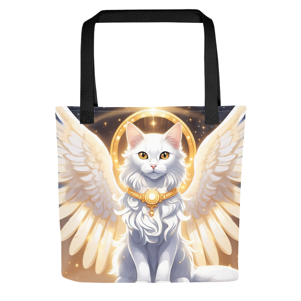 PugMug Custom White Companion Cat Tote