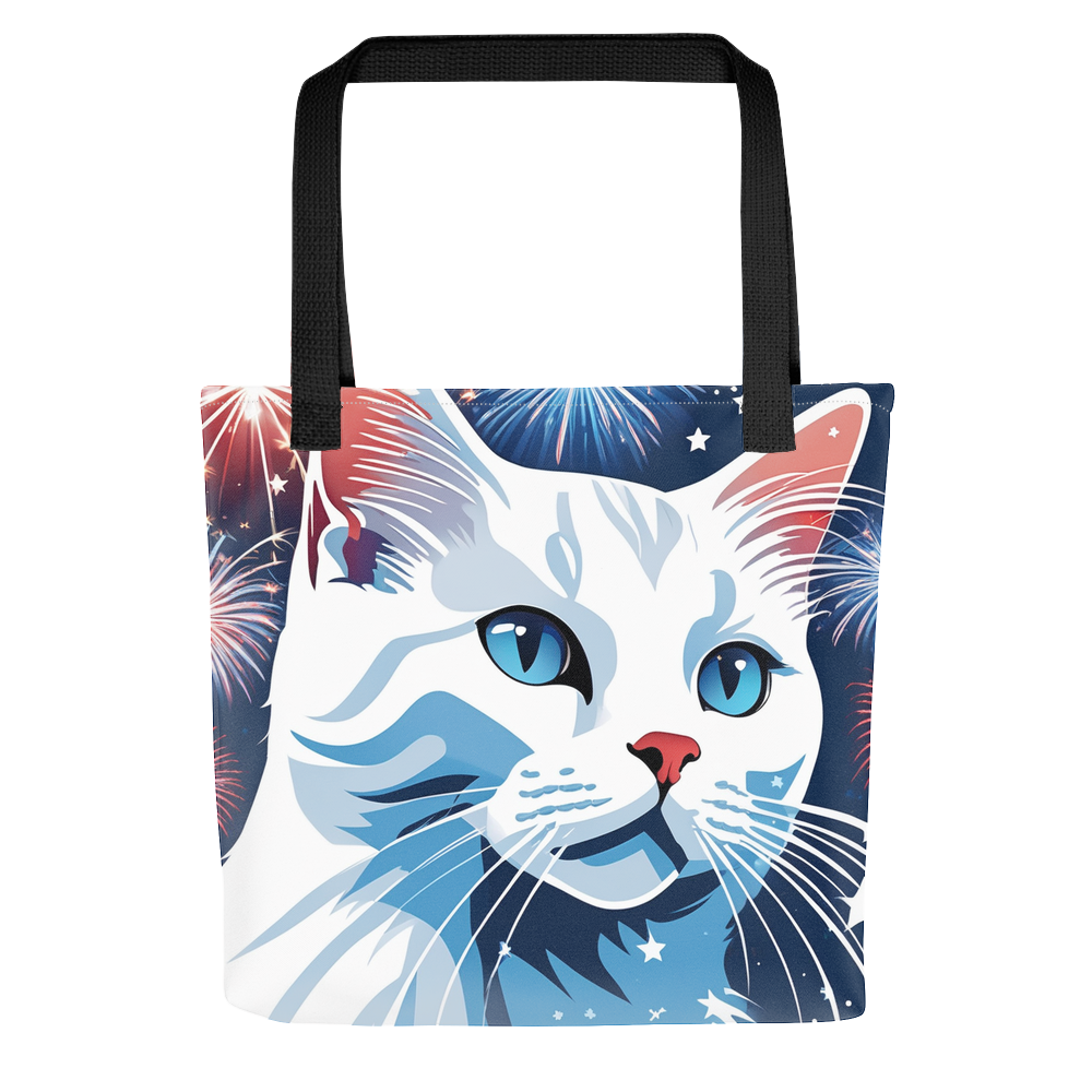 PugMug Custom White Companion Cat Tote
