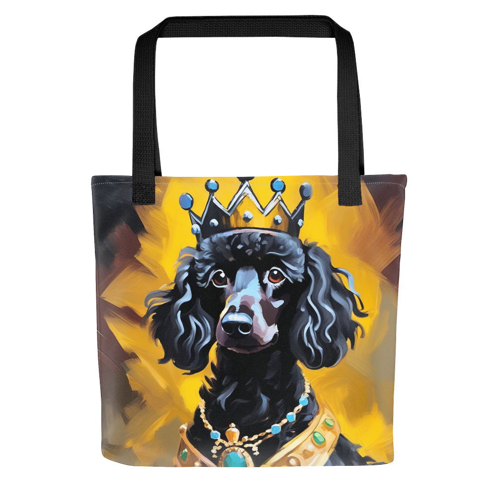 PugMug Custom Black Poodle Tote