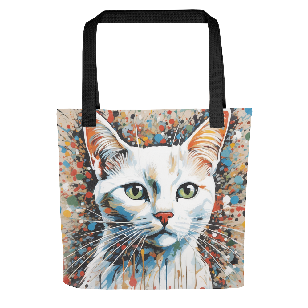 PugMug Custom White Companion Cat Tote