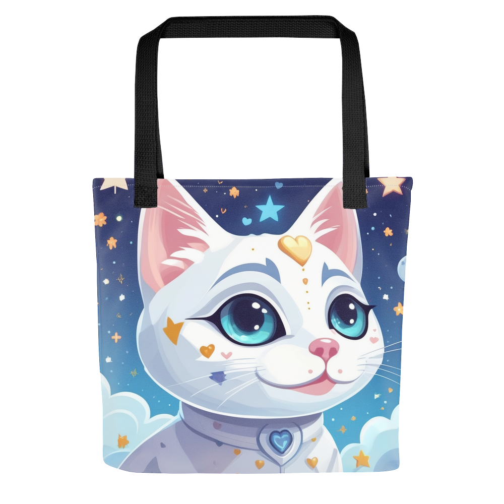 PugMug Custom White Companion Cat Tote