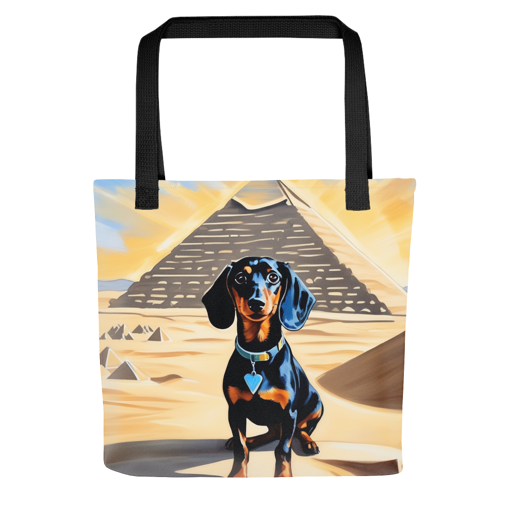 PugMug Custom Black Dachshund Tote