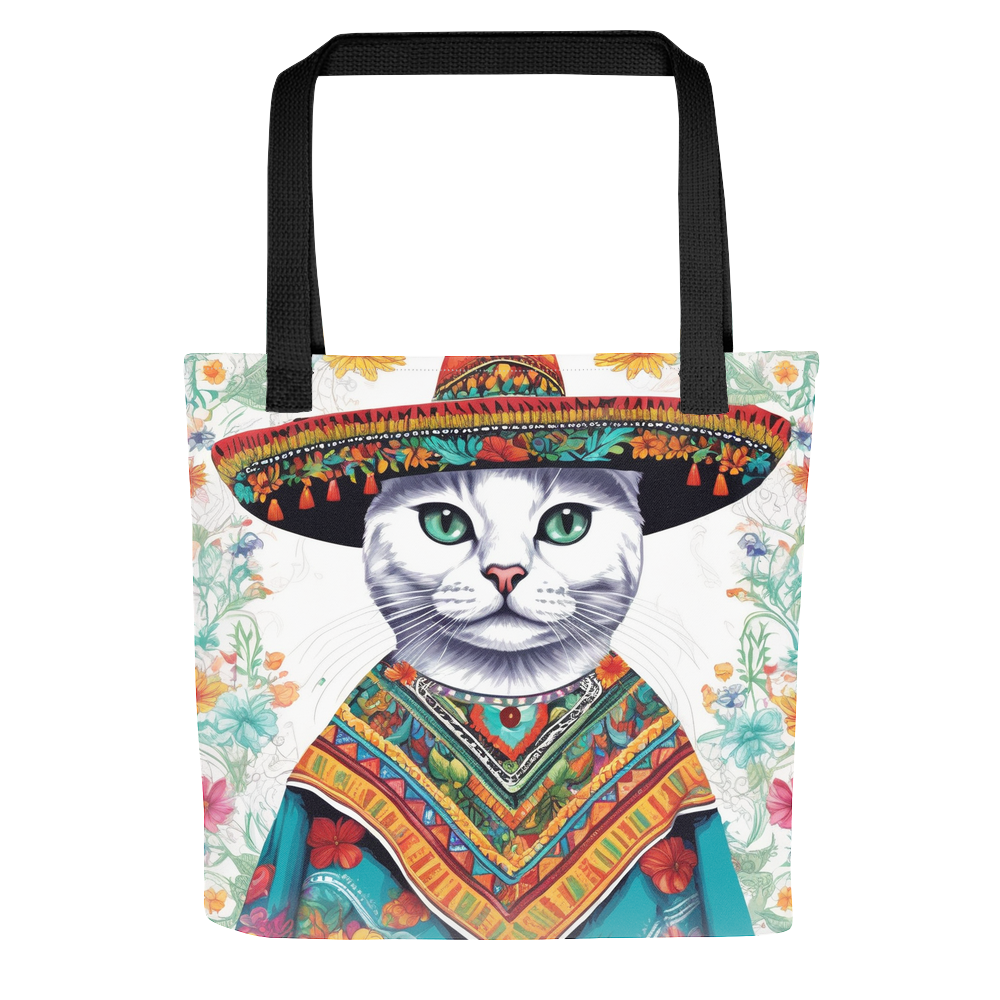 PugMug Custom White Companion Cat Tote