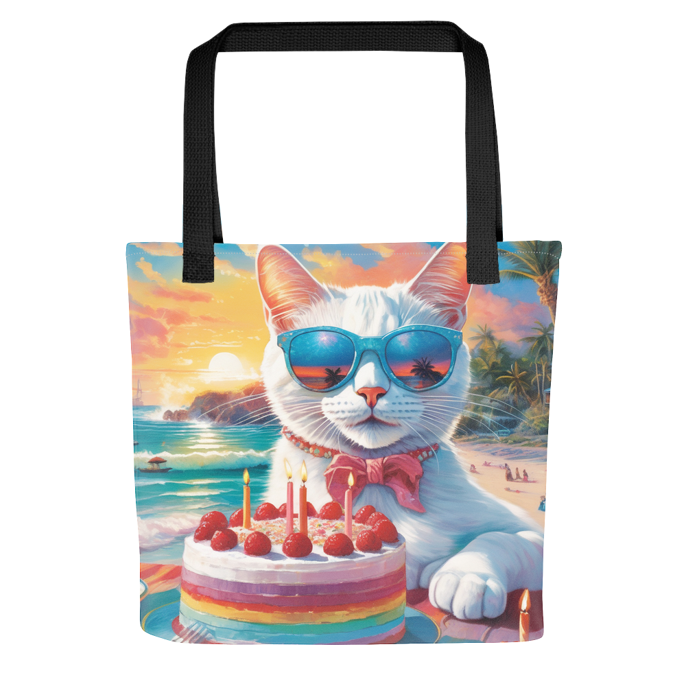 PugMug Custom White Companion Cat Tote
