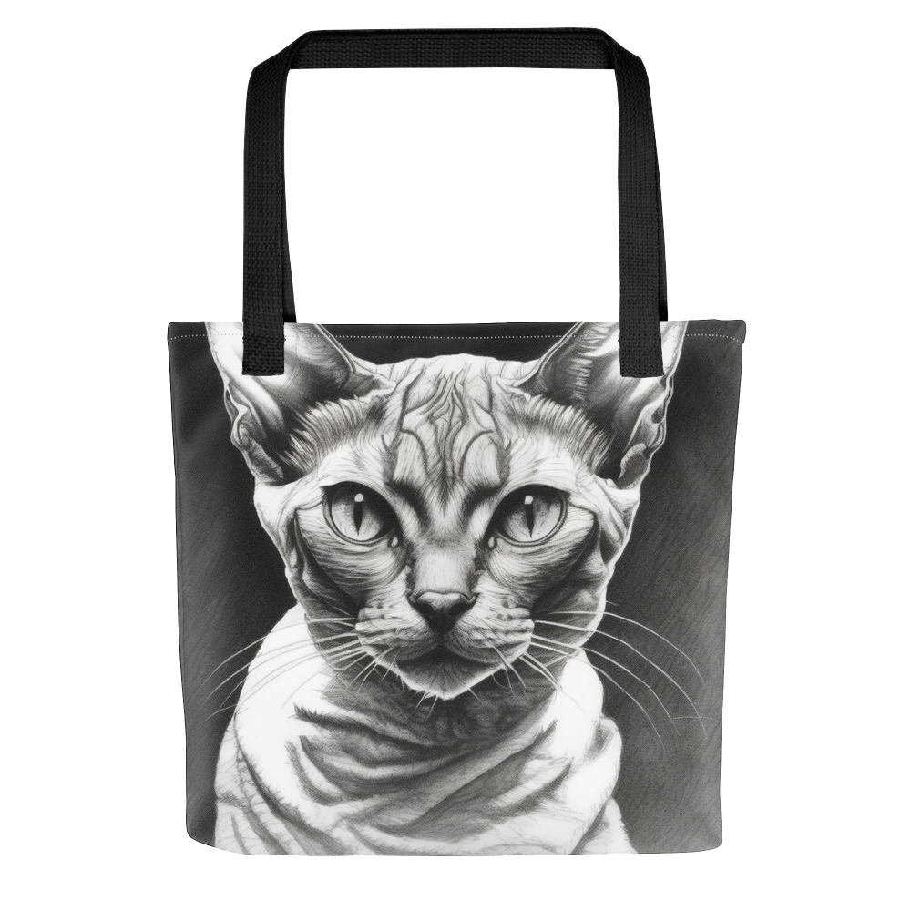 PugMug Custom Tabby Devon Rex Cat Tote