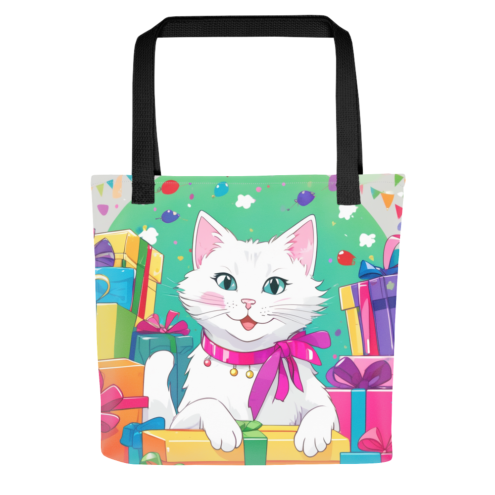 PugMug Custom White Companion Cat Tote