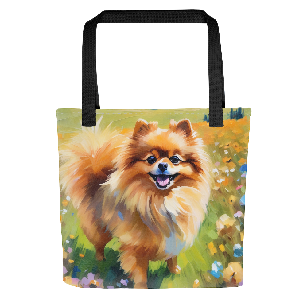 PugMug Custom Tan Pomeranian Tote