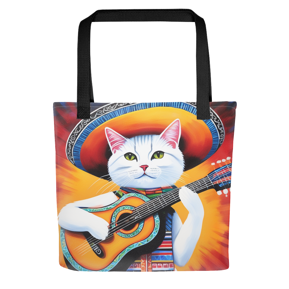 PugMug Custom White Companion Cat Tote