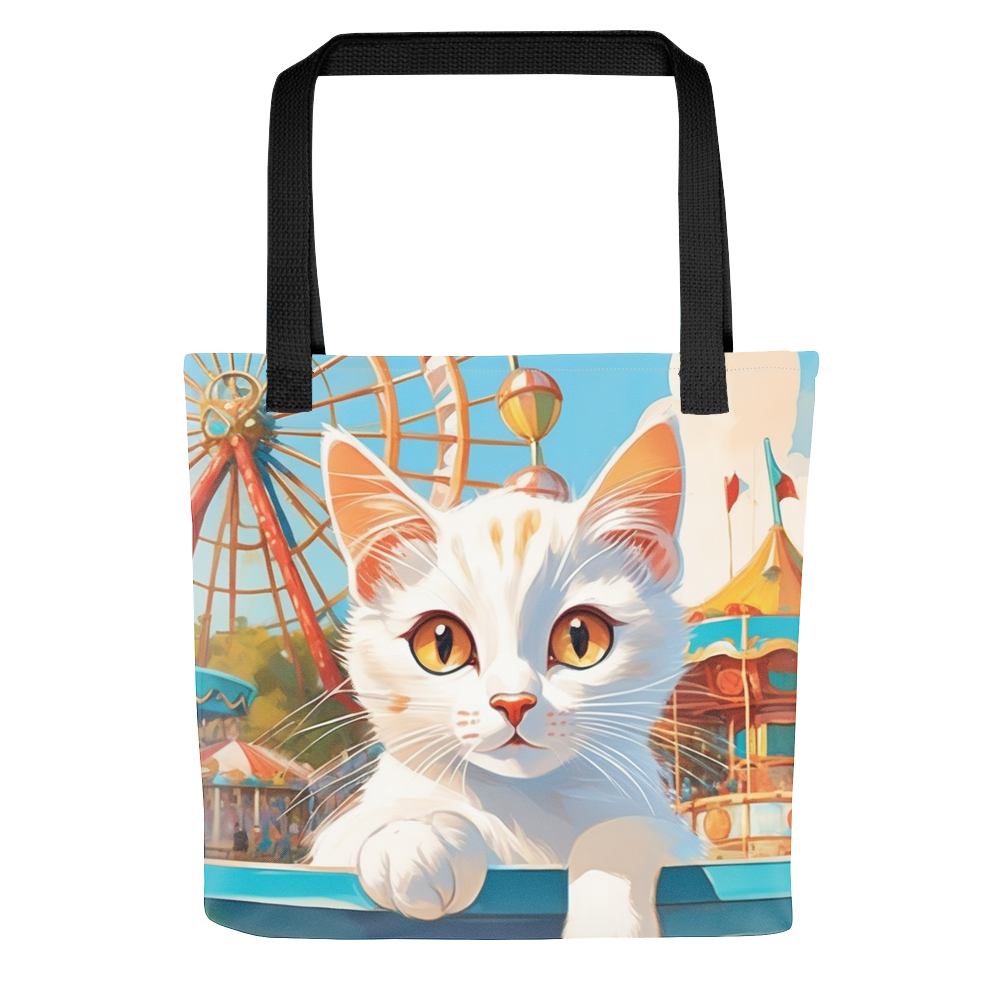 PugMug Custom White Companion Cat Tote