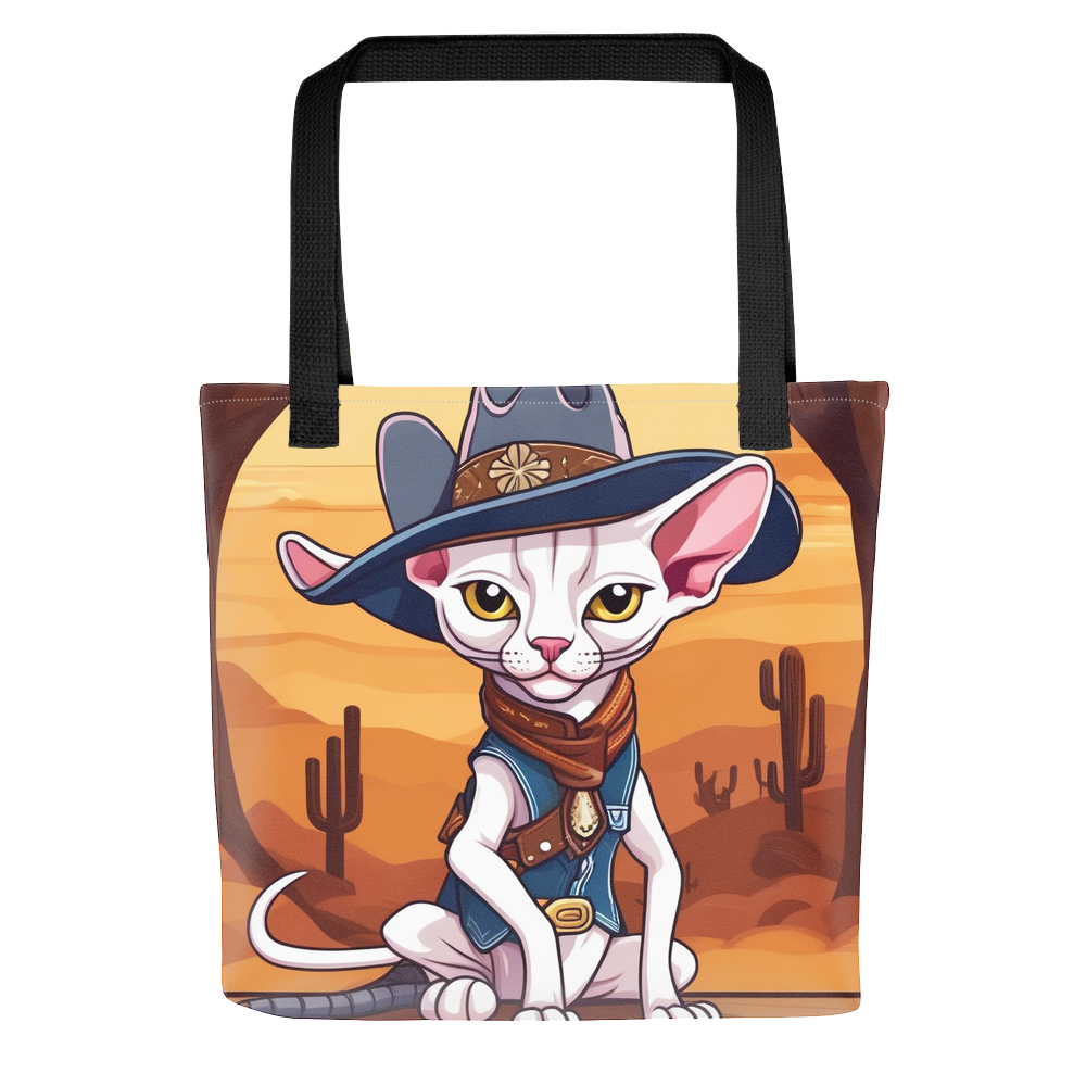 PugMug Custom White Sphynx Cat Tote