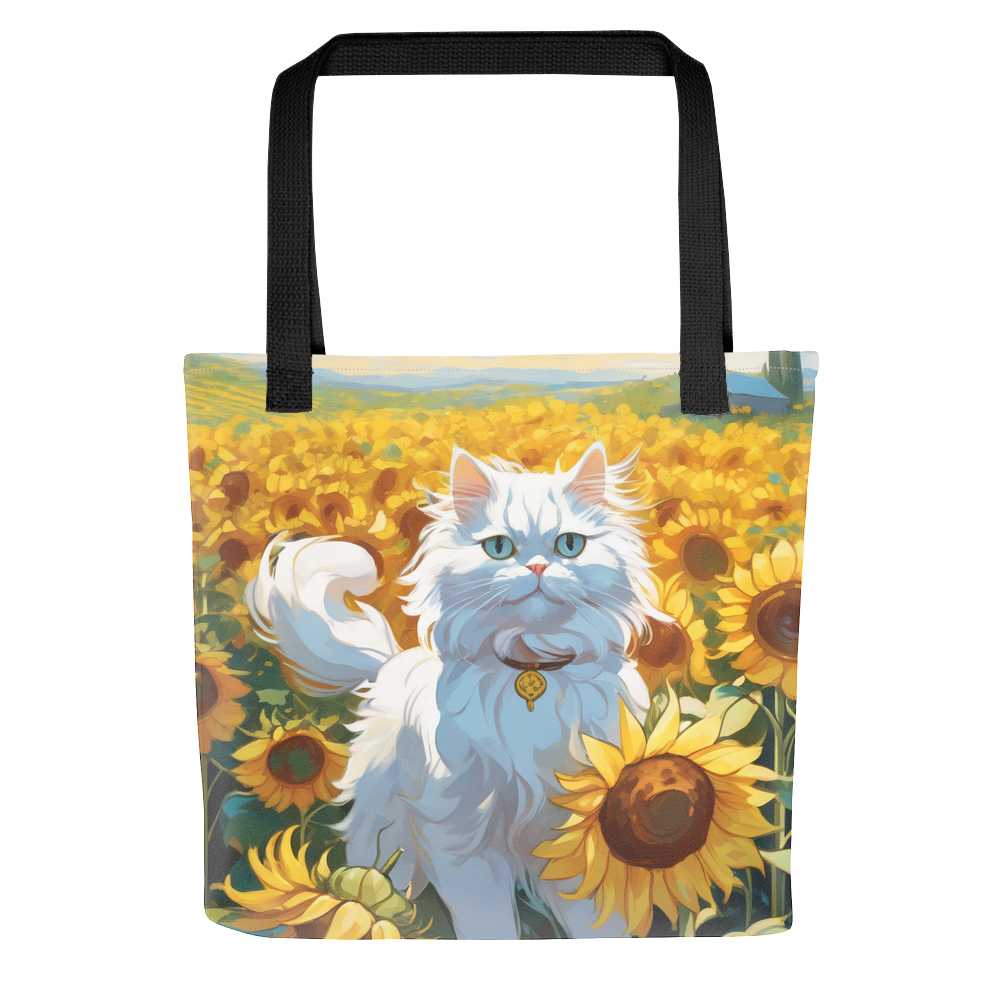PugMug Custom White Persian Cat Tote