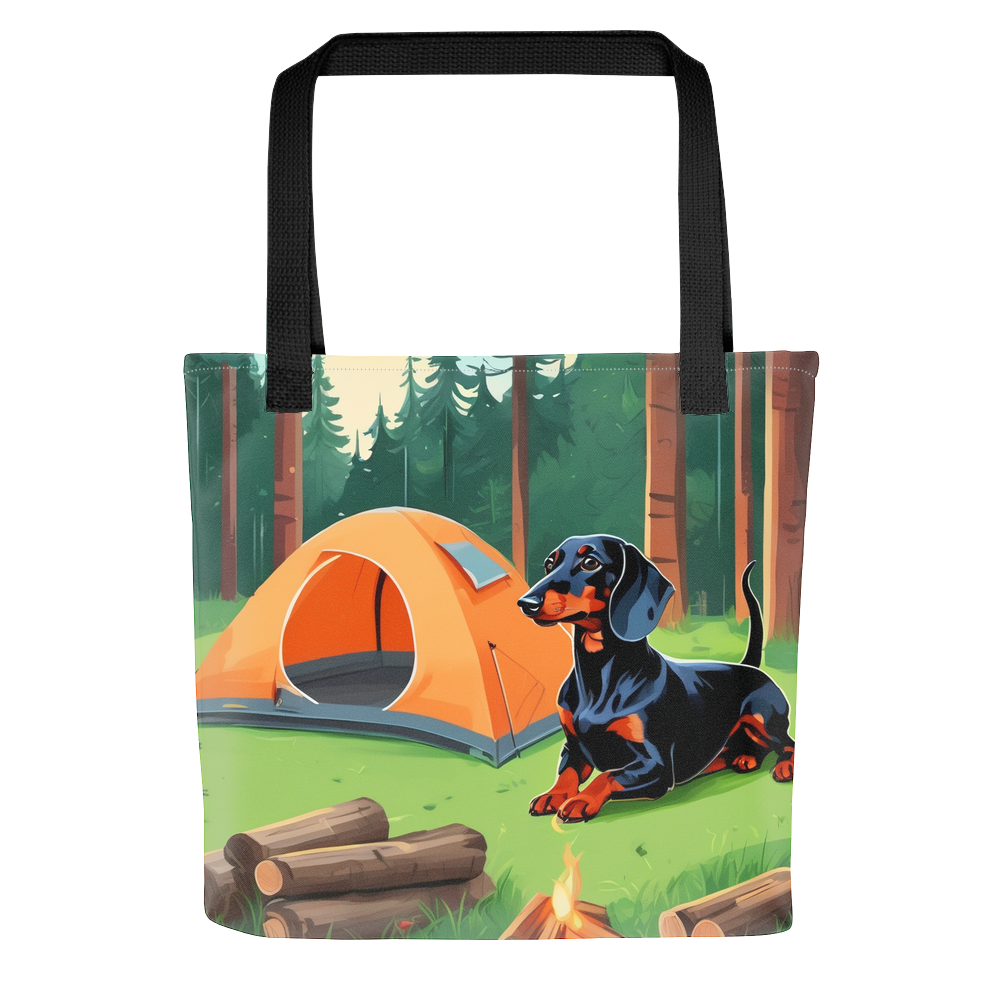 PugMug Custom Black Dachshund Tote