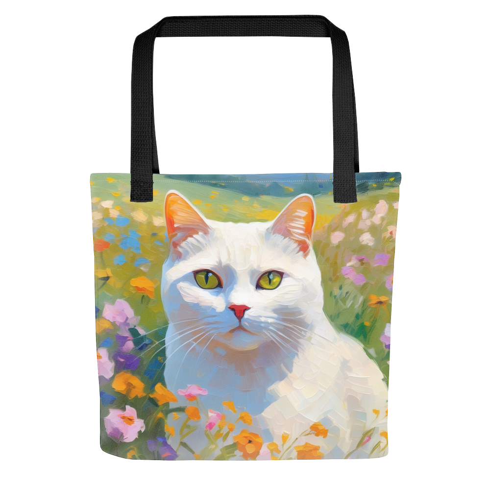 PugMug Custom White British Shorthair Cat Tote