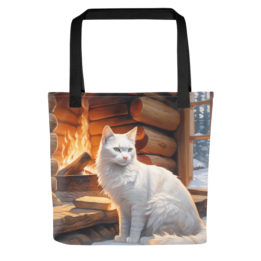 PugMug Custom White Companion Cat Tote