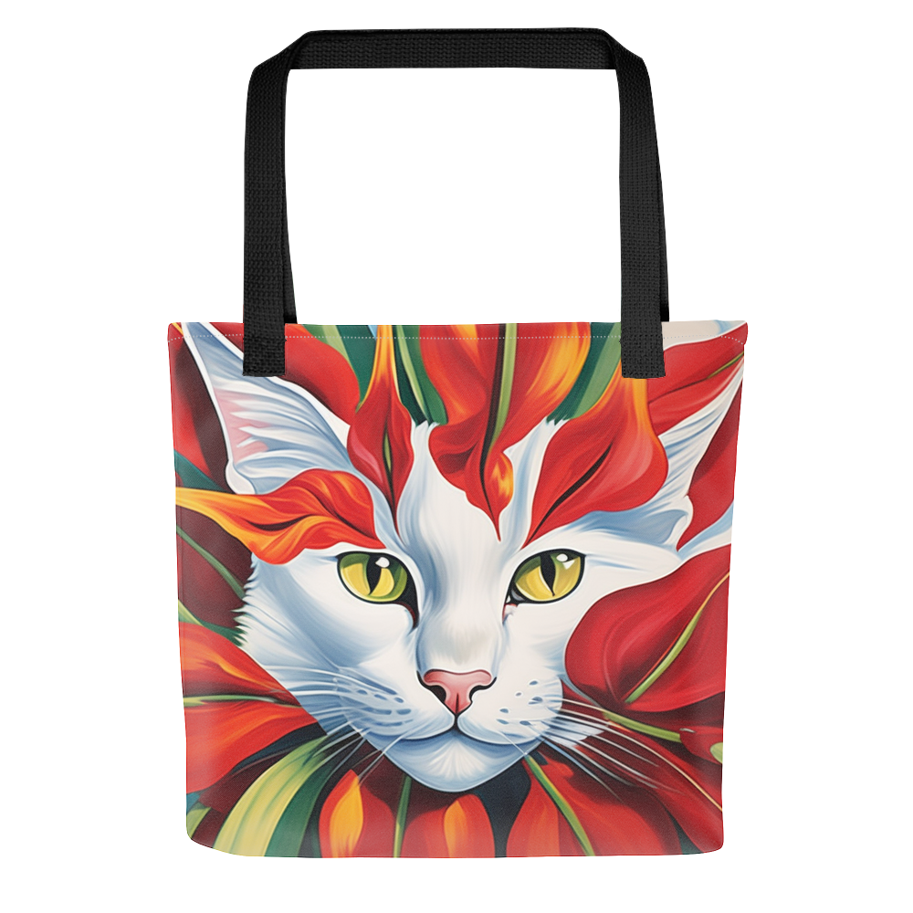 PugMug Custom White Companion Cat Tote