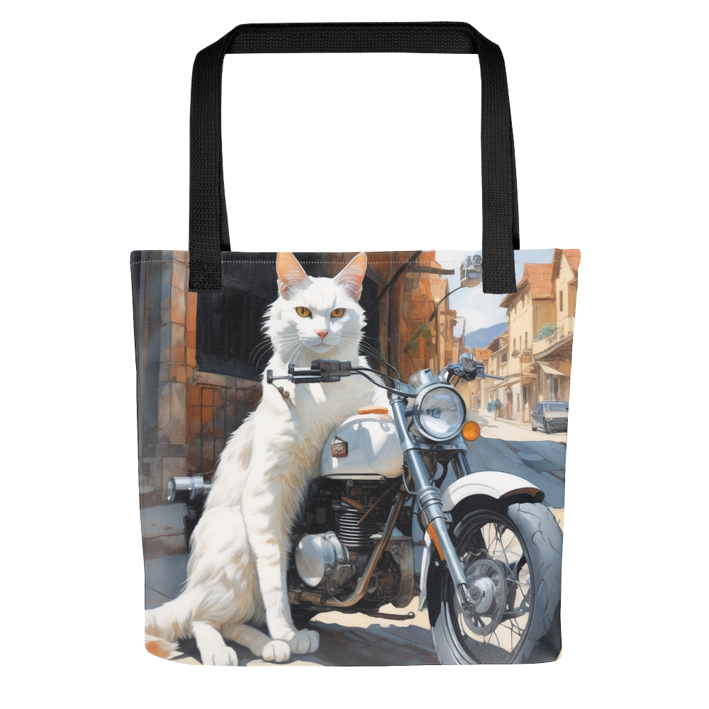 PugMug Custom White Companion Cat Tote