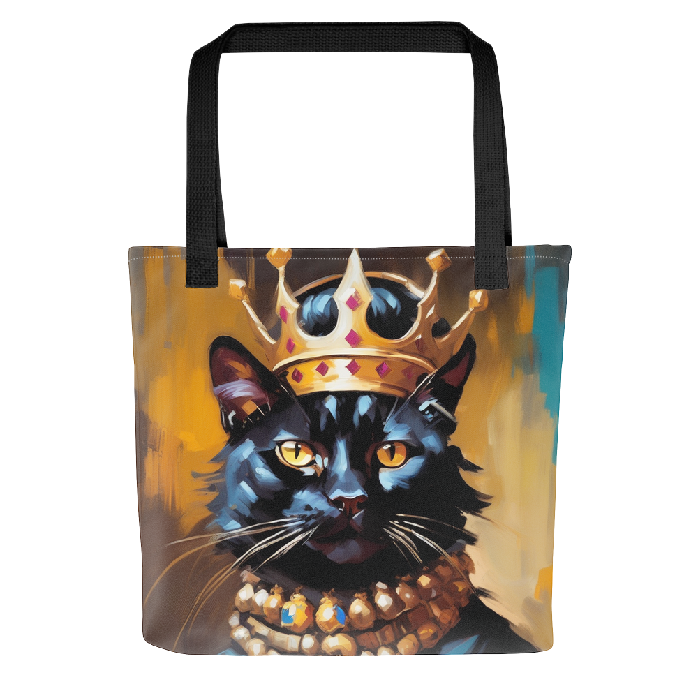 PugMug Custom Black Exotic Cat Tote