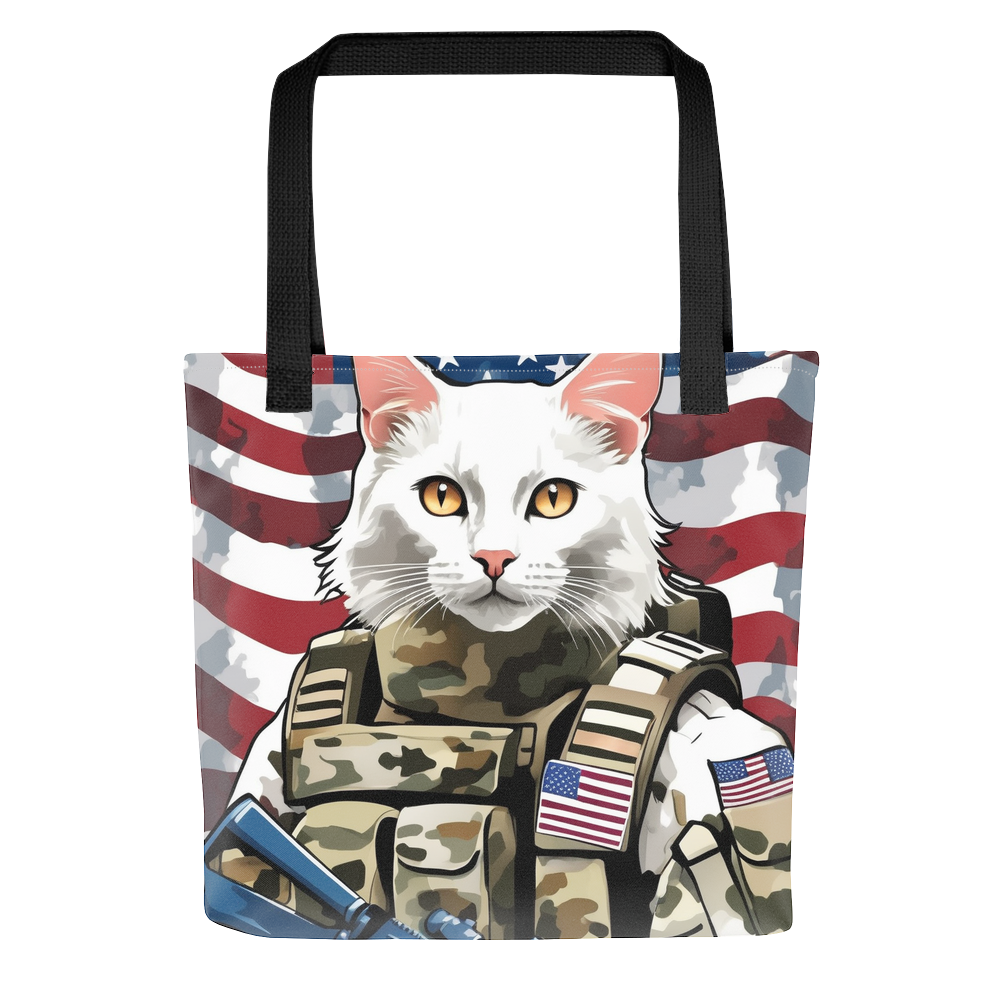 PugMug Custom White Companion Cat Tote