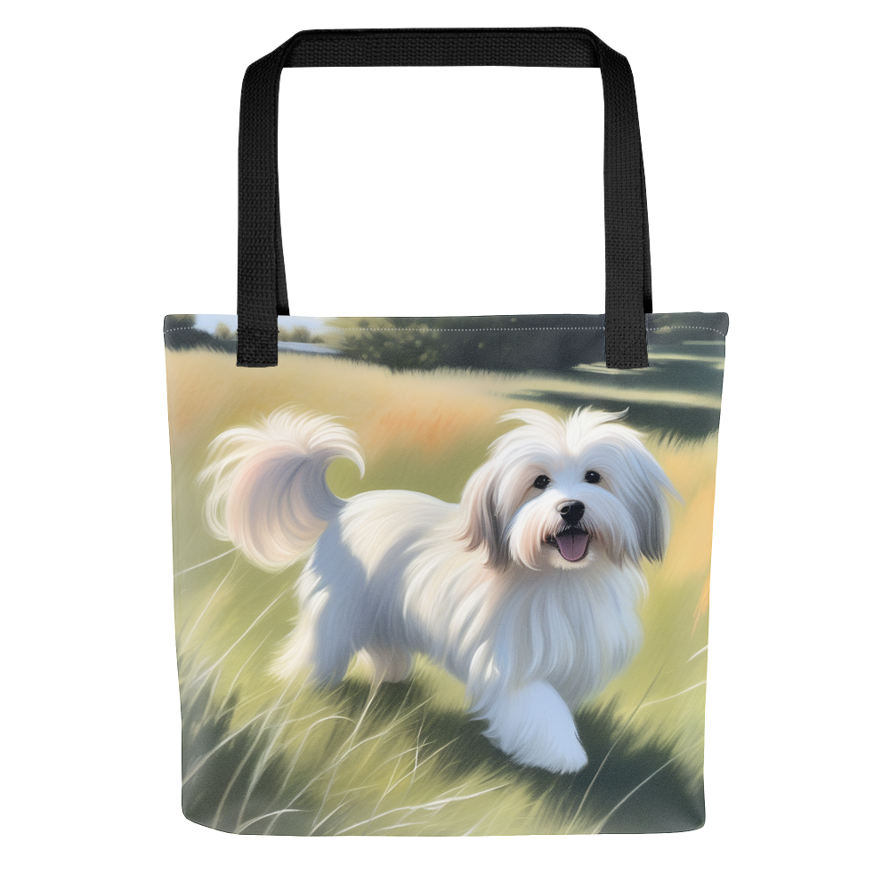PugMug Custom White Havanese Dog Tote