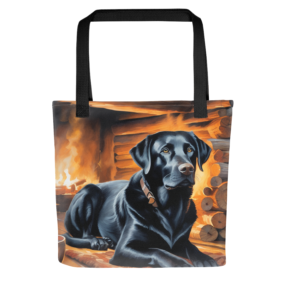 PugMug Custom Black Labrador Retriever Tote