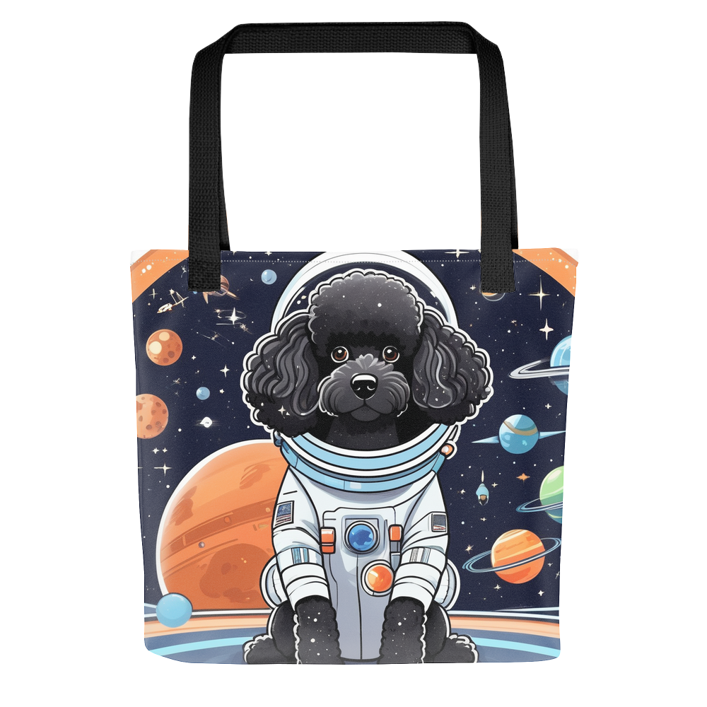 PugMug Custom Black Poodle Tote