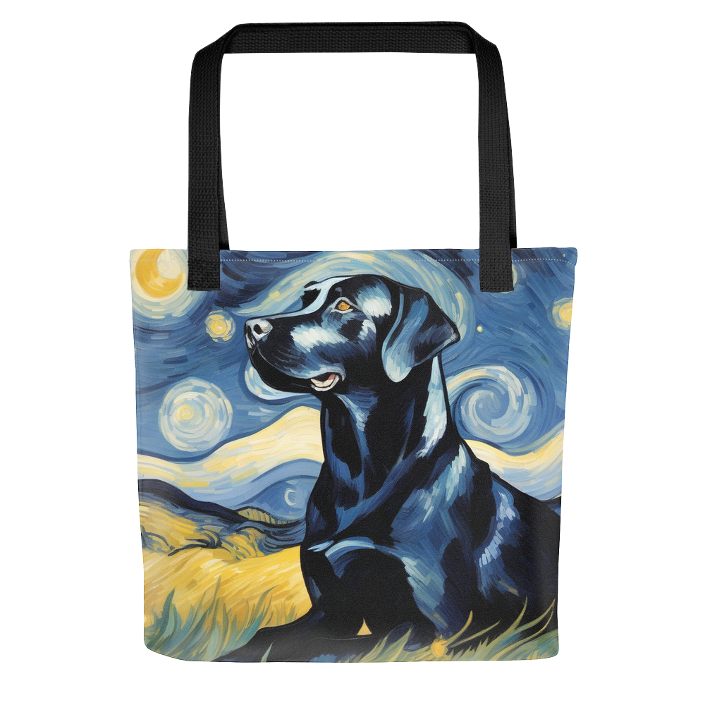 PugMug Custom Black Labrador Retriever Tote