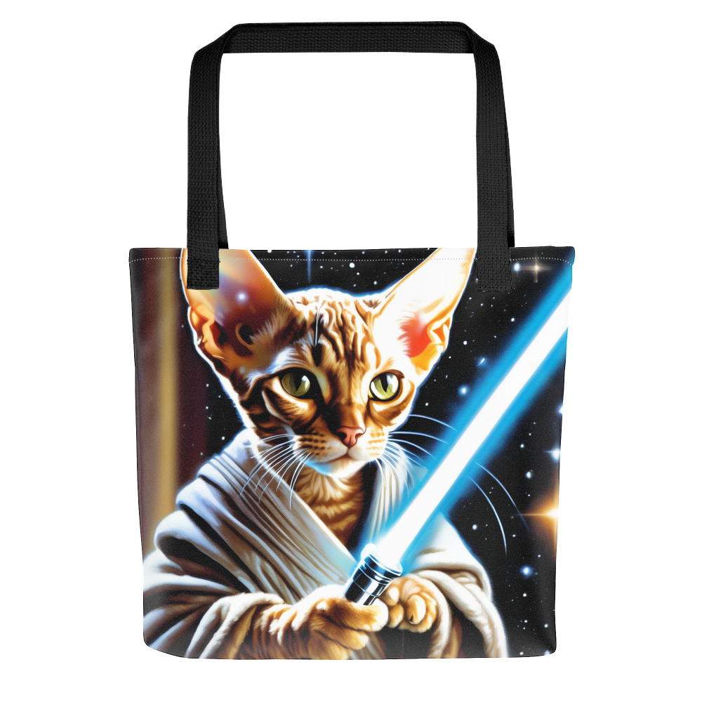 PugMug Custom Tabby Devon Rex Cat Tote