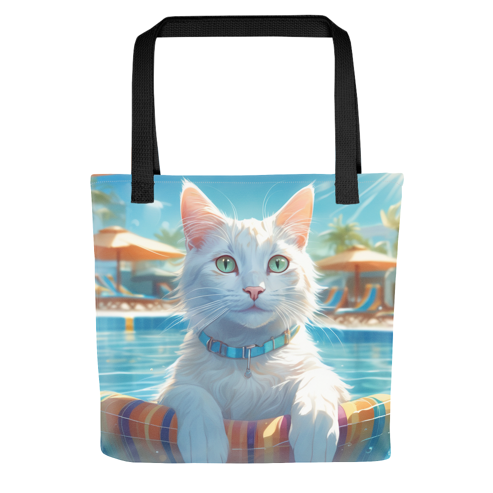 PugMug Custom White Companion Cat Tote