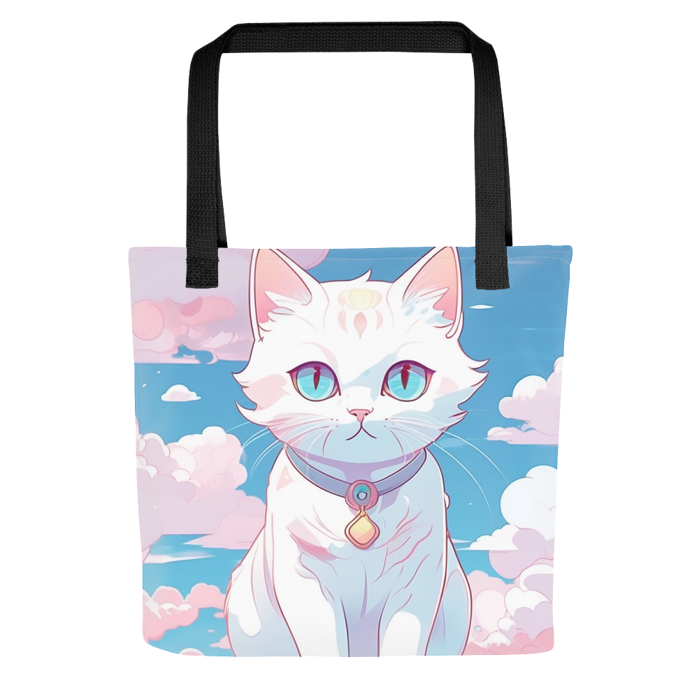 PugMug Custom White Companion Cat Tote