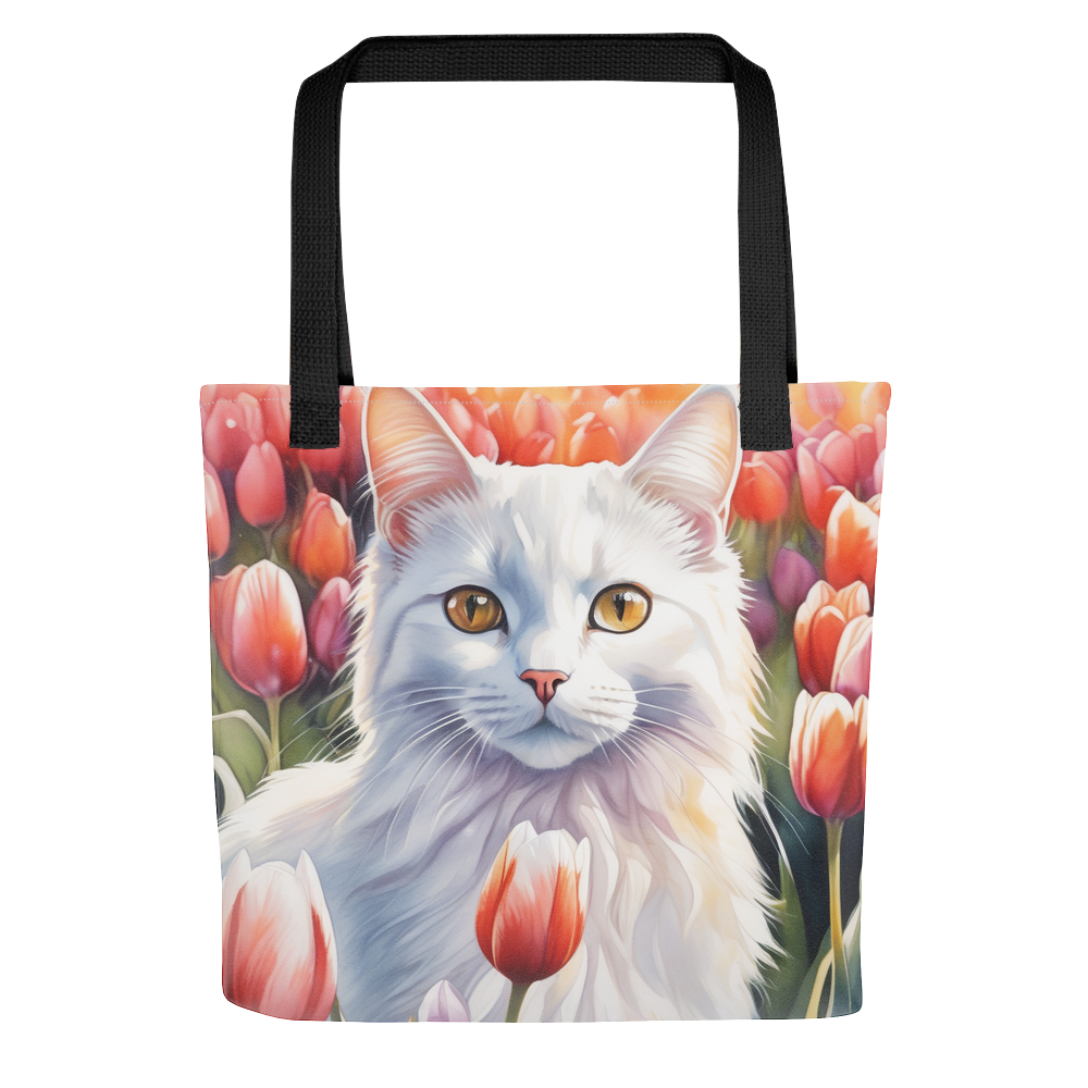PugMug Custom White Companion Cat Tote