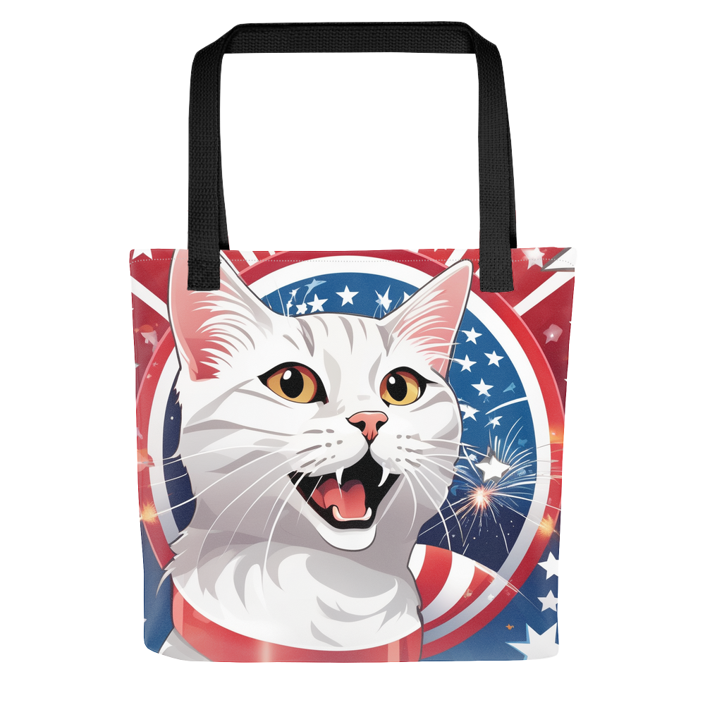 PugMug Custom White Companion Cat Tote