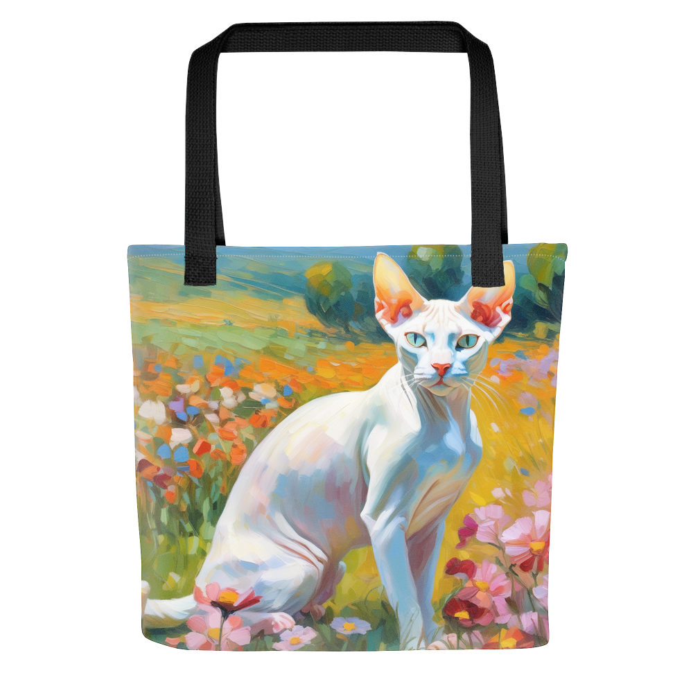 PugMug Custom White Sphynx Cat Tote