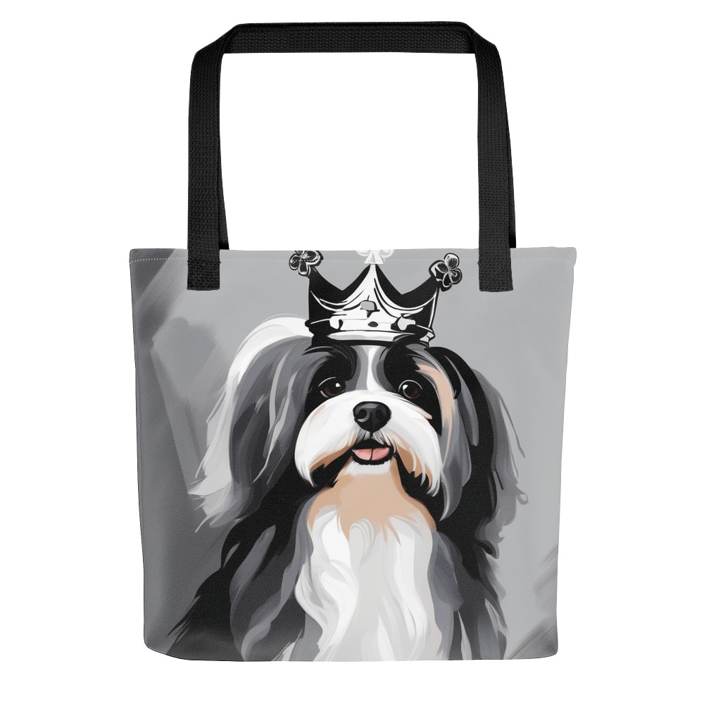PugMug Custom Black-and-white Havanese Dog Tote