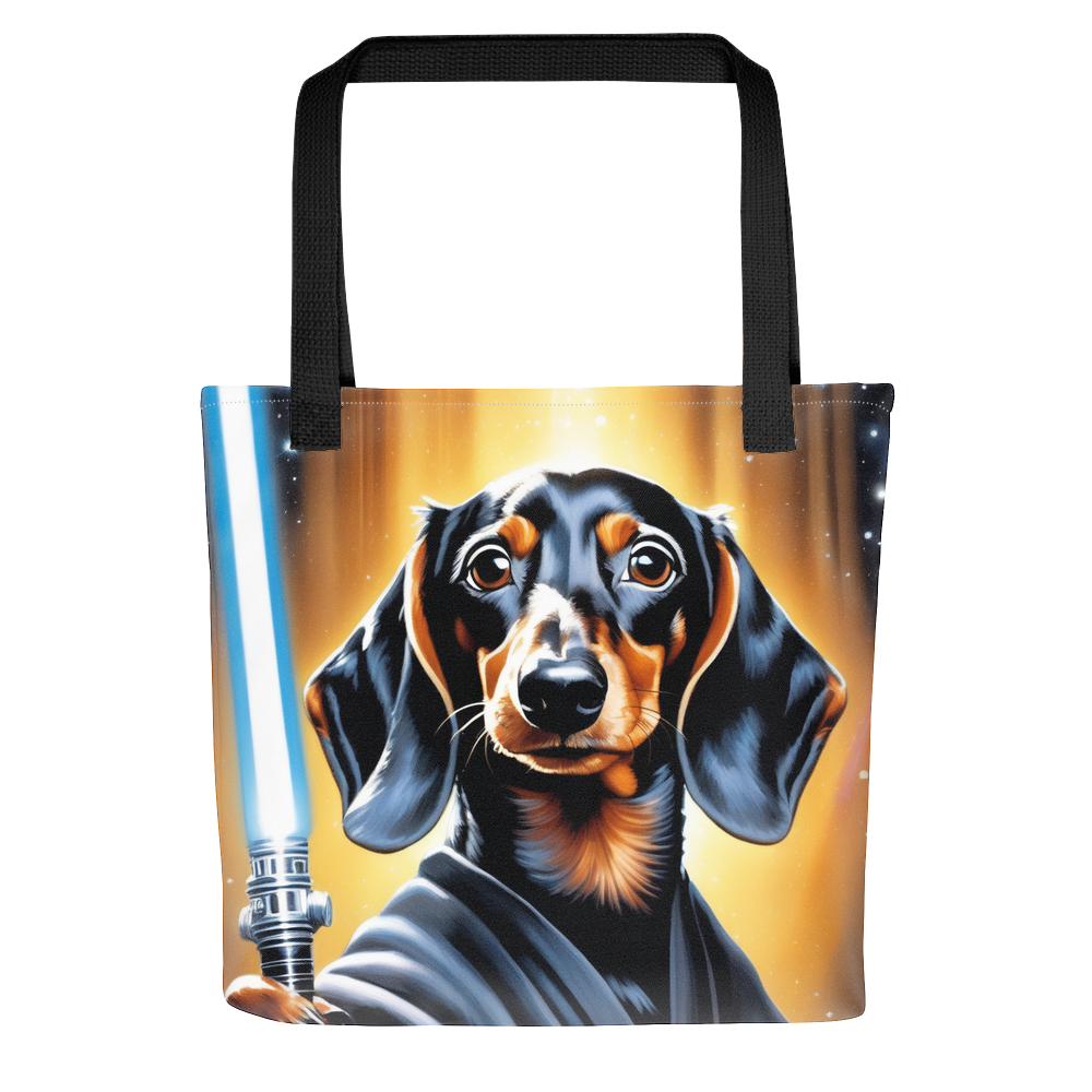 PugMug Custom Black Dachshund Tote