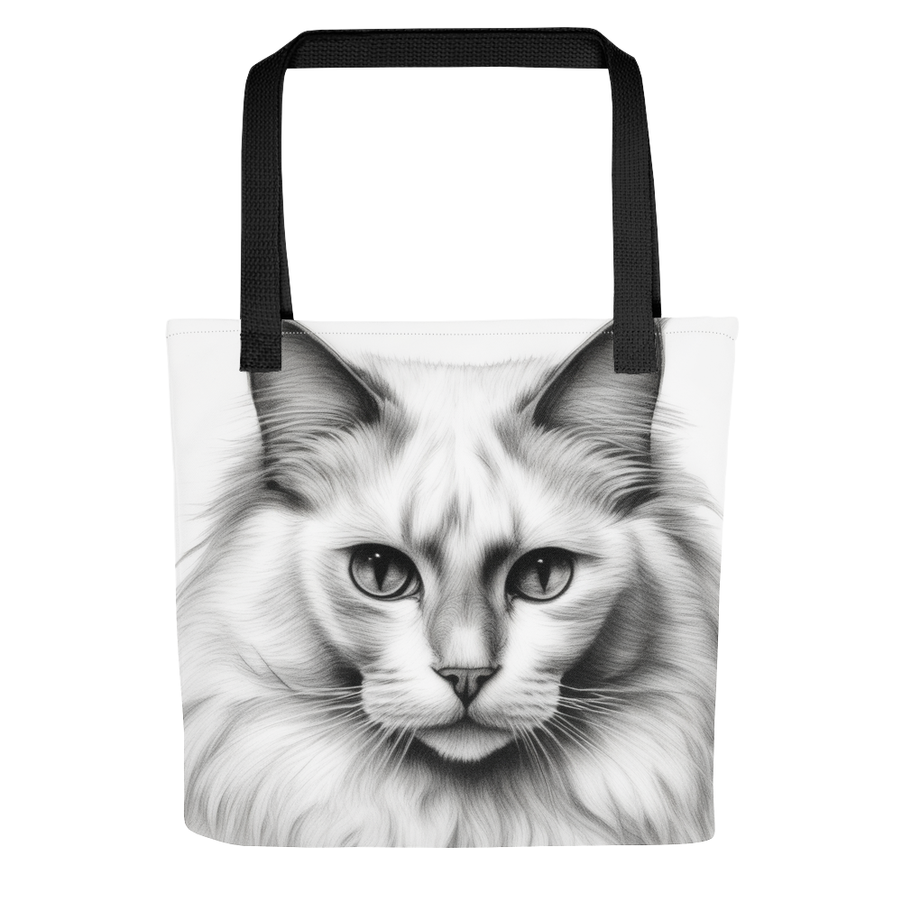 PugMug Custom White Ragdoll Cat Tote