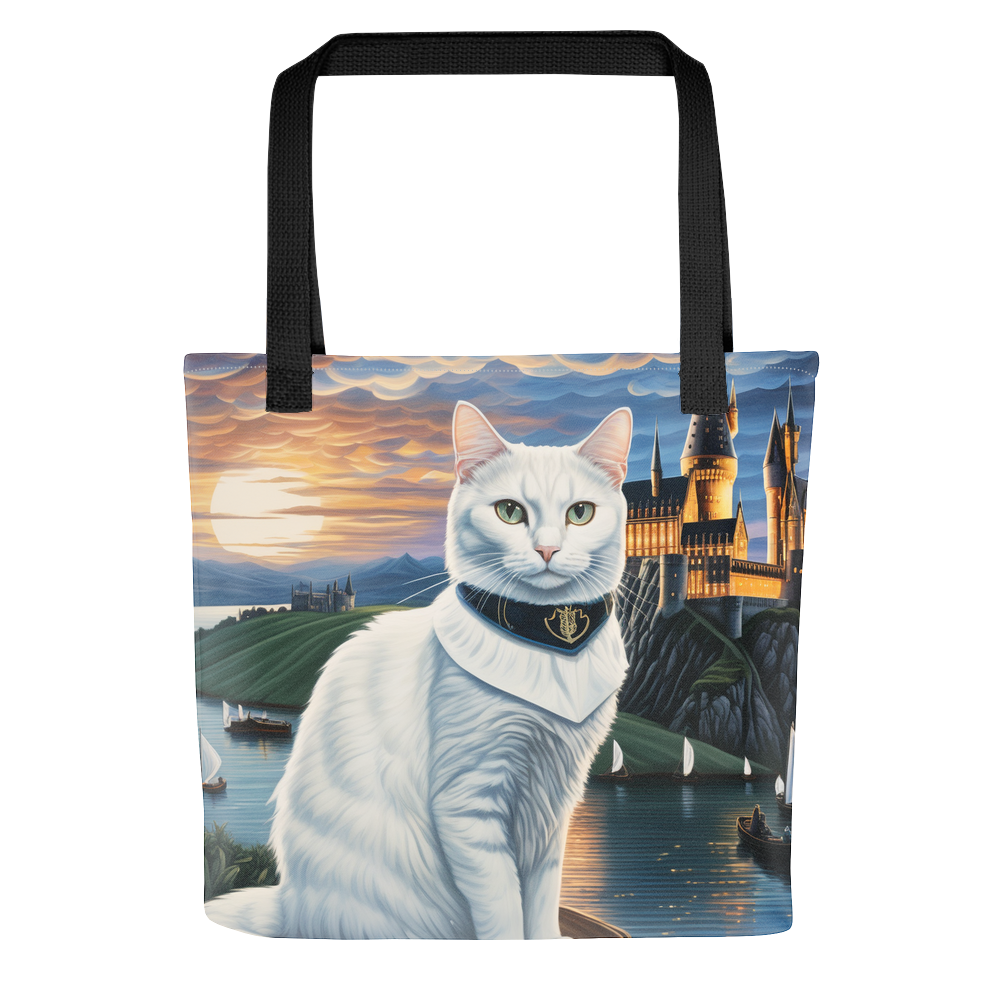 PugMug Custom White Companion Cat Tote