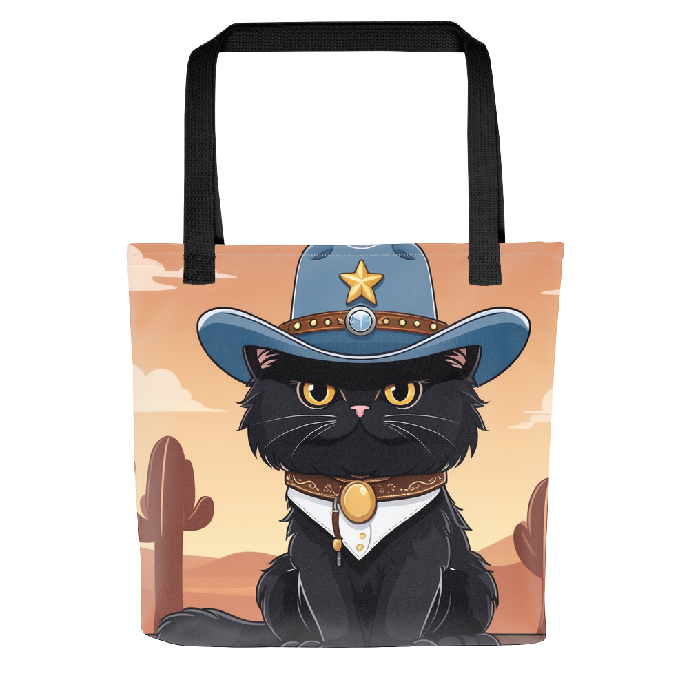 PugMug Custom Black Persian Cat Tote