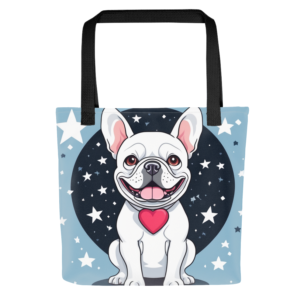 PugMug Custom White French Bulldog Tote