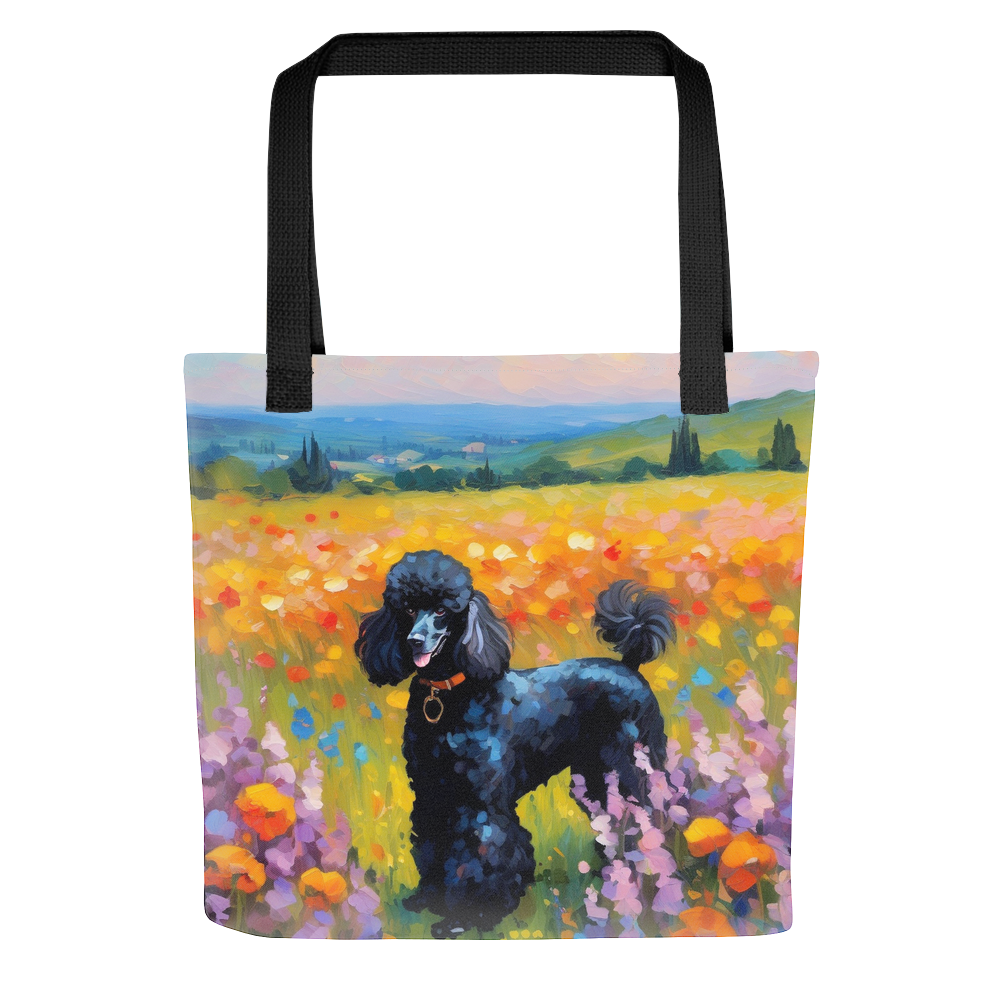 PugMug Custom Black Poodle Tote