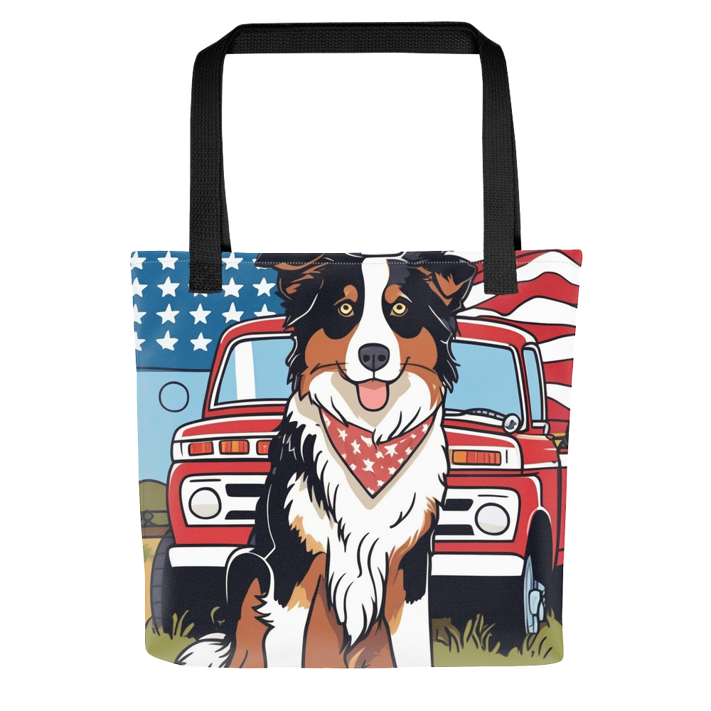 PugMug Custom Australian Shepherd Dog Tote