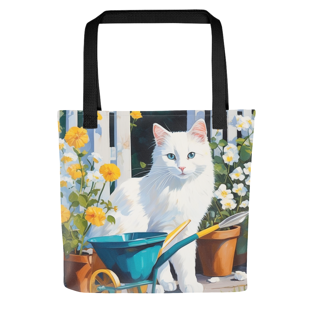 PugMug Custom White Companion Cat Tote